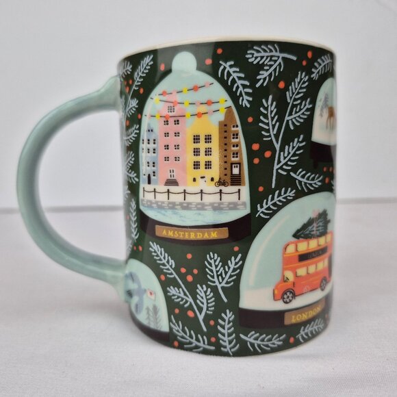 Anthropologie Joy To The World Cities Holiday Mug - Picture 3 of 14